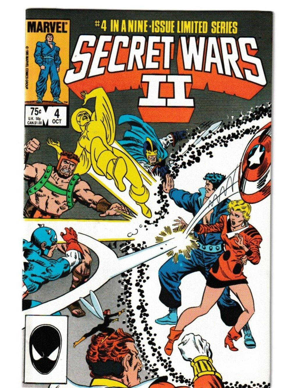 Vintage Secret Wars II #4 Comic Book | October 1985 | Marvel Limited Series